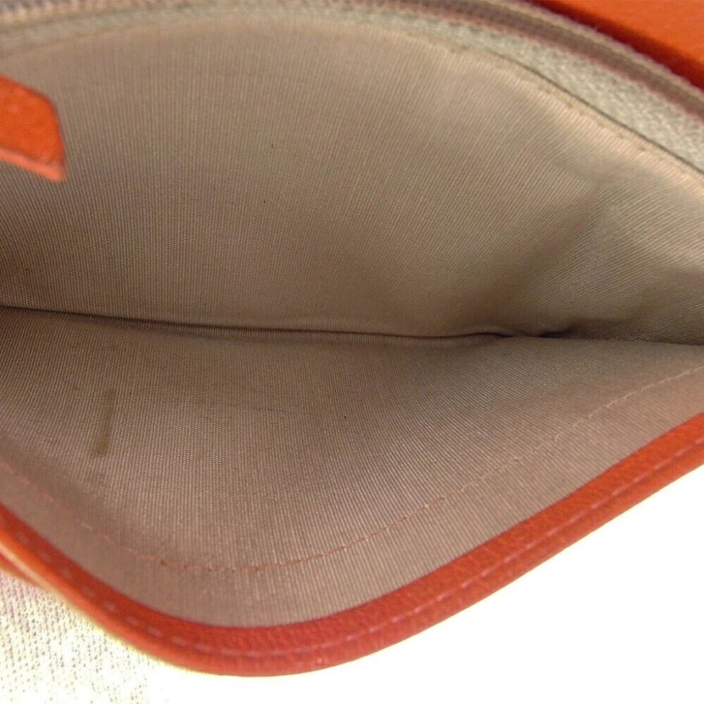 CHANEL Purse Orange Silver Women Authentic secondhand - Picture 5 of 9